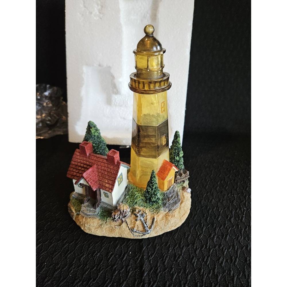 Vintage Seaside Lighthouse Nightlight Tested Works